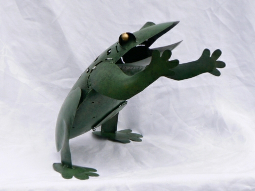 Garden Candle Lanterns - Large Jumping Frog